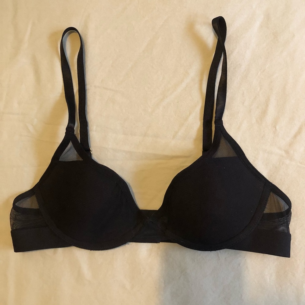 Pepper Mesh All You Bra Black Size 34AA